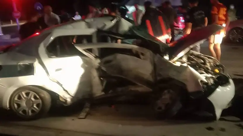 Malatya'da iki otomobil çarpıştı: 3 yaralı