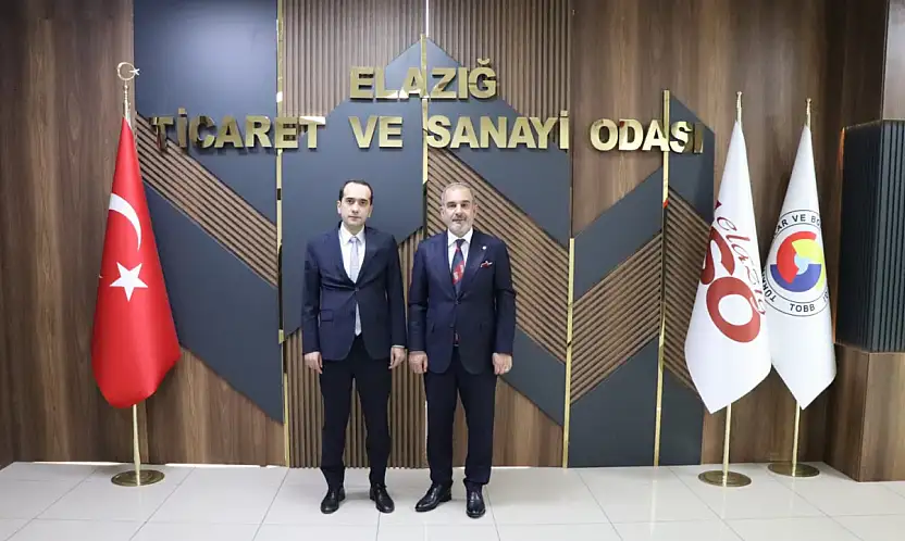 KOVANCILAR KAYMAKAMI UYAR'DAN BAŞKAN ALAN'A ZİYARET