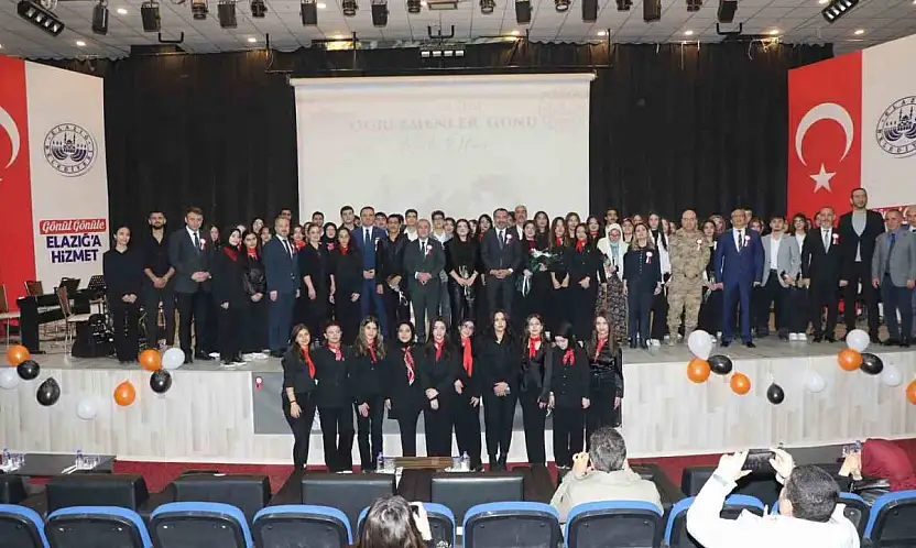 Elazığ'da Öğretmenler Günü kutlandı