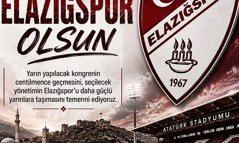 Kazanan Kim Olursa Olsun, Kazanan Elazığspor Olsun..