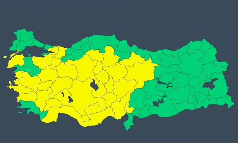 Meteoroloji Genel Müdürlüğü'nden alınan son bilgilere göre Afad'dan uyarı...